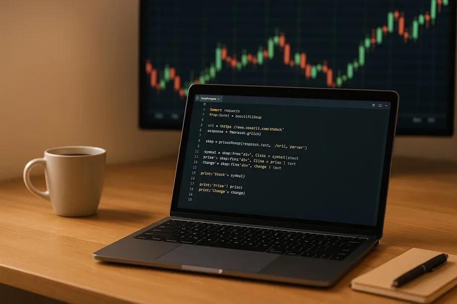 How do you web scrape stock market data with Python?