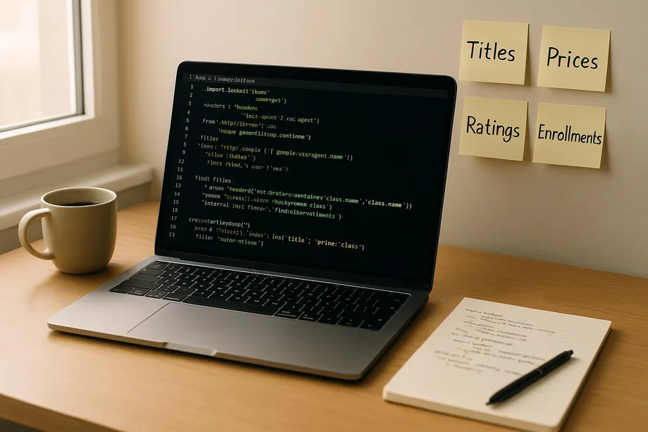 How to do Udemy Web Scraping?