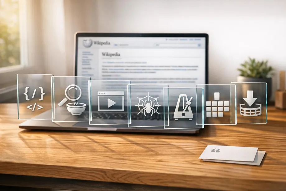 how to scrape wikipedia?