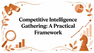 Competitive Intelligence Gathering: A Practical Framework