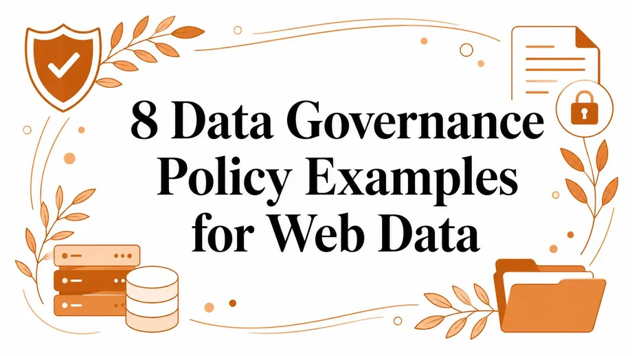 8 Data Governance Policy Examples for Web Data