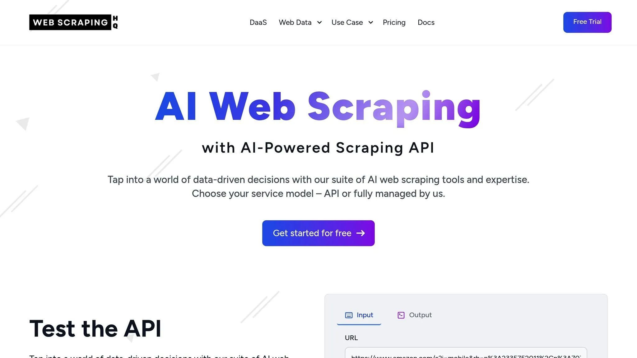 AI Web Scraping API