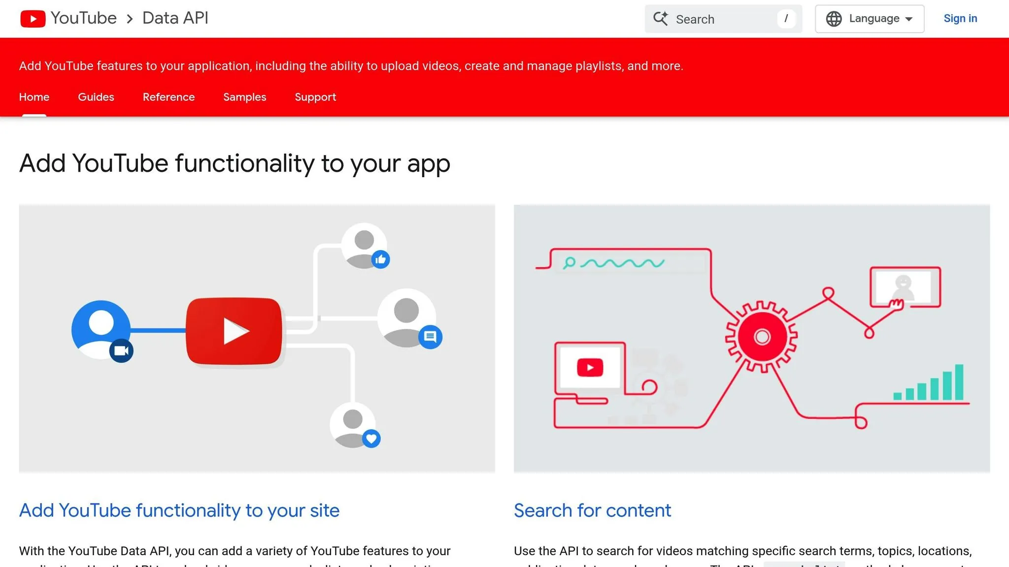 YouTube Data API