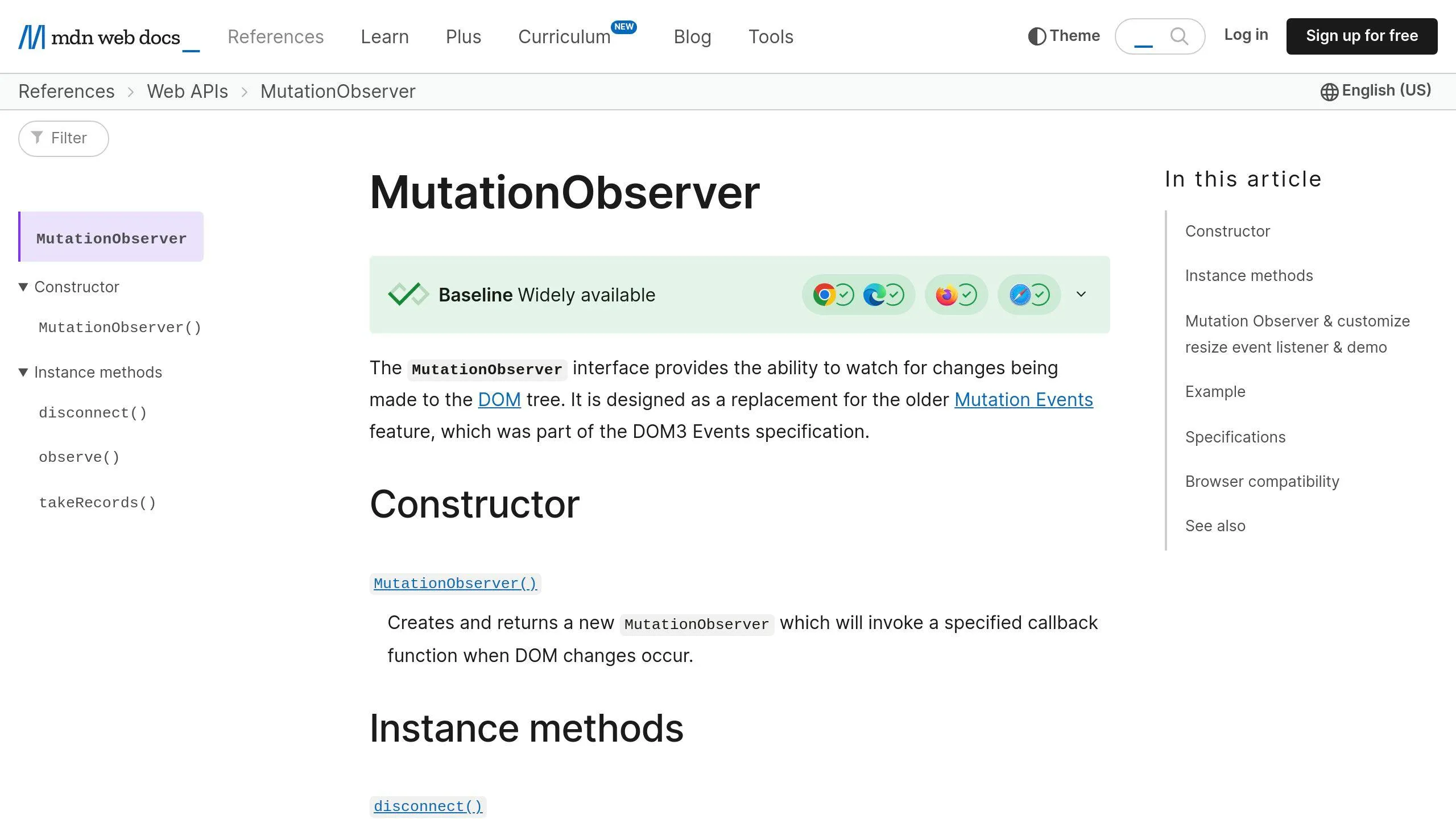 MutationObserver