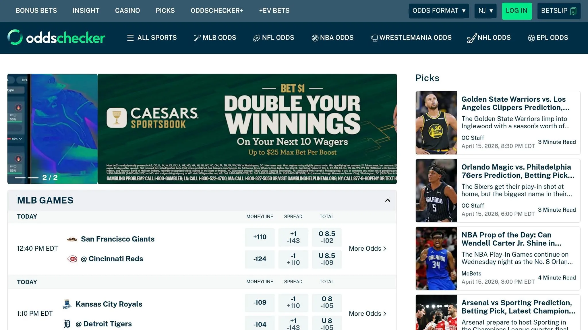 Oddschecker