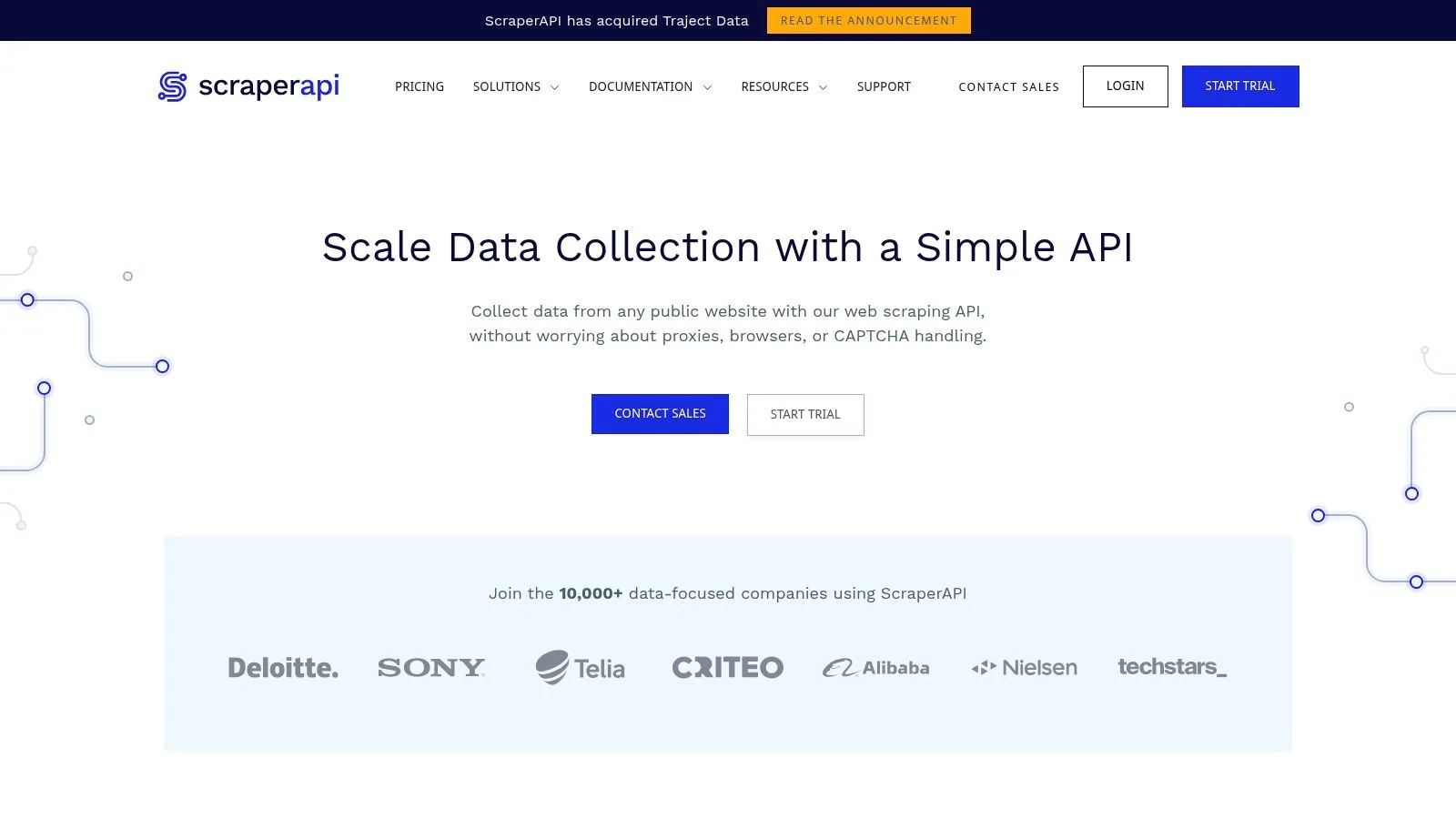 ScraperAPI, Web Scraping API with Anti‑Bot Handling