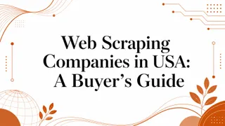Web Scraping Companies in USA: A Buyer's Guide