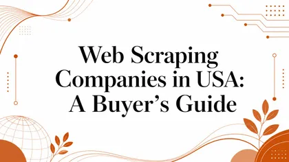 Web Scraping Companies in USA: A Buyer's Guide